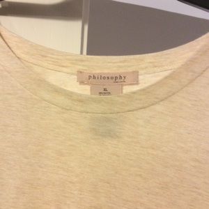 Cream color Philosophy tunic